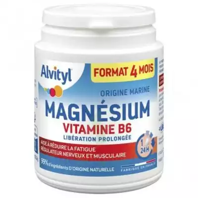 Alvityl Magnésium Vitamine B6 Libération Prolongée Comprimés Lp Pot/120 à Pavie