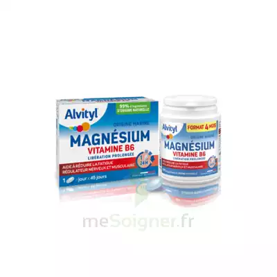 Alvityl Magnésium Vitamine B6 Libération Prolongée Comprimés Lp B/45 à Pavie